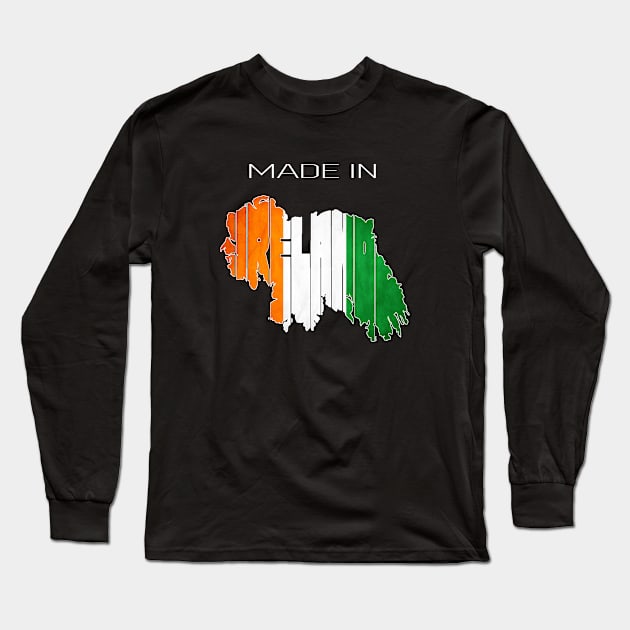 Made in Ireland. Irish. Dublin. Glasgow. Perfect present for mom mother dad father friend him or her Long Sleeve T-Shirt by SerenityByAlex